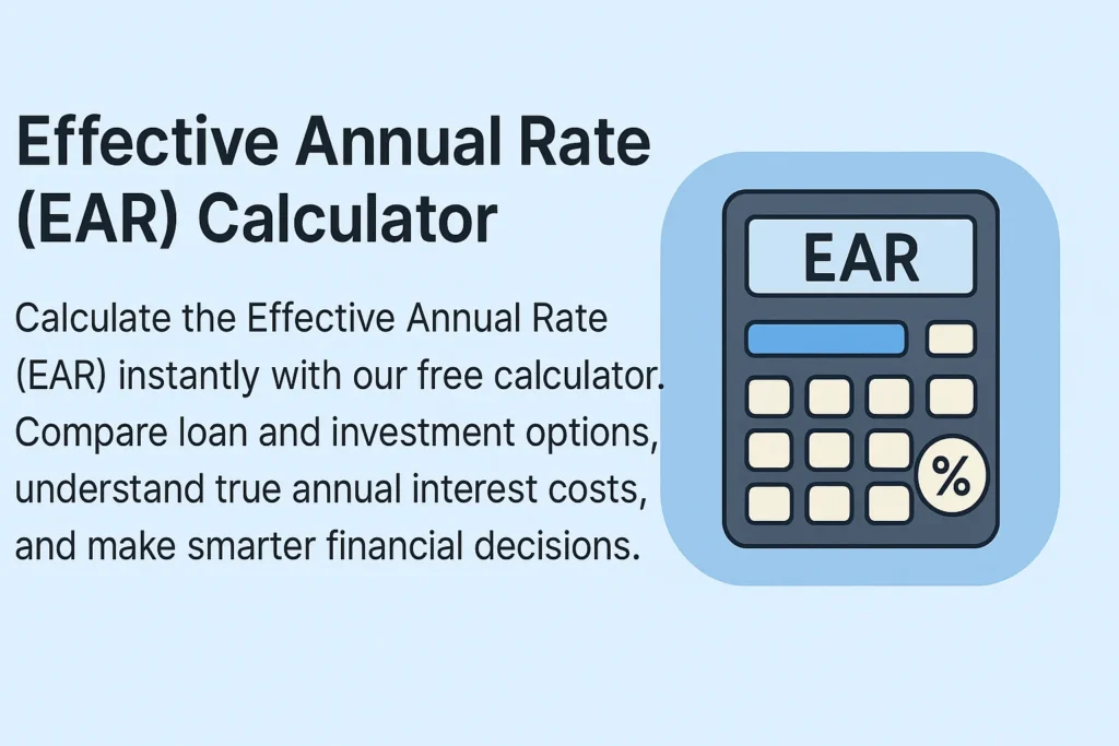 EAR Calculator